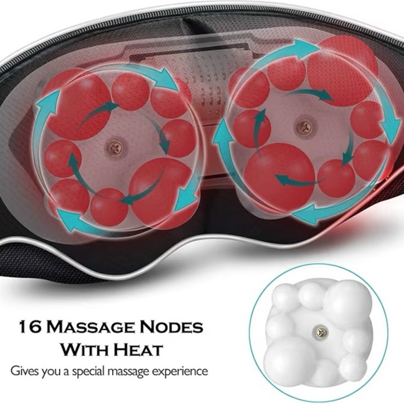 New Black Shiatsu Neck and Shoulder Massager - Picture 4 of 5